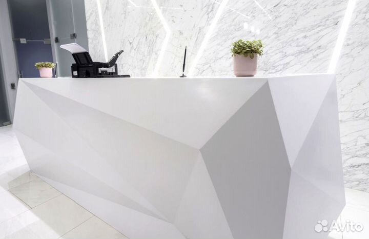 Барная стойка для офиса кварцевого агломерата