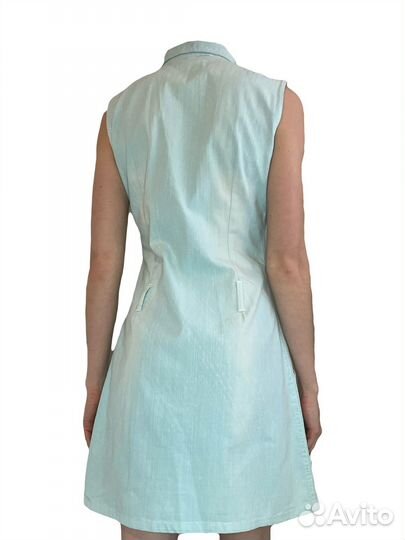 Сарафан джинсовый голубой