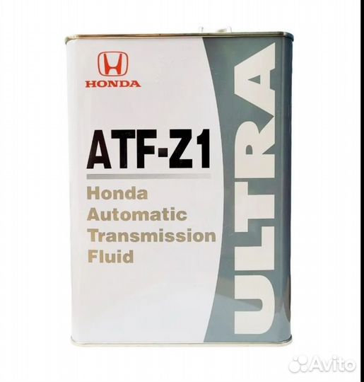 Масло трансмиссионное honda ATF-Z1 ultra 4л