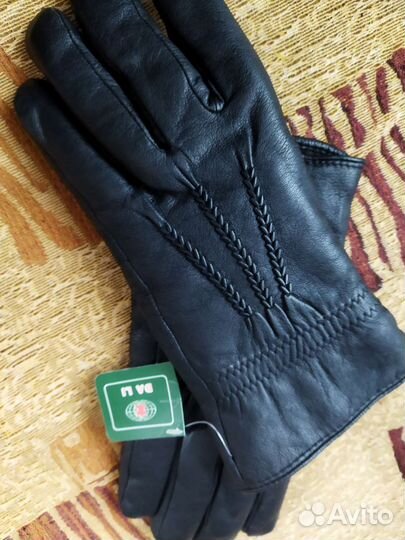 Перчатки кожаные