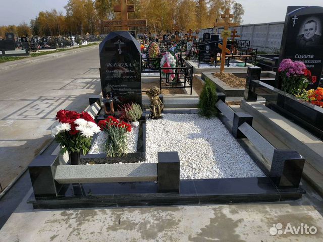 Памятники с установкой благоустройство могил