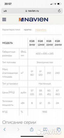 Электрический котел