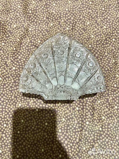 Хрустальная салфетница