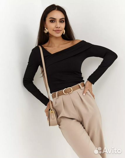 Лонгслив на одно плечо