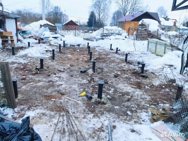 Винтовые сваи под ключ + монтаж