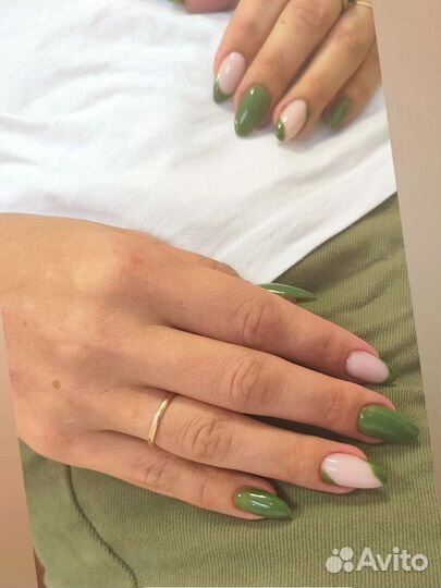 Маникюр укрепление гель