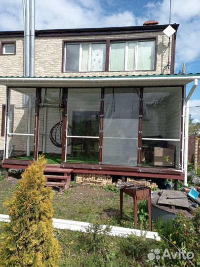 Мягкие окна (шторы) пвх для беседки, веранды