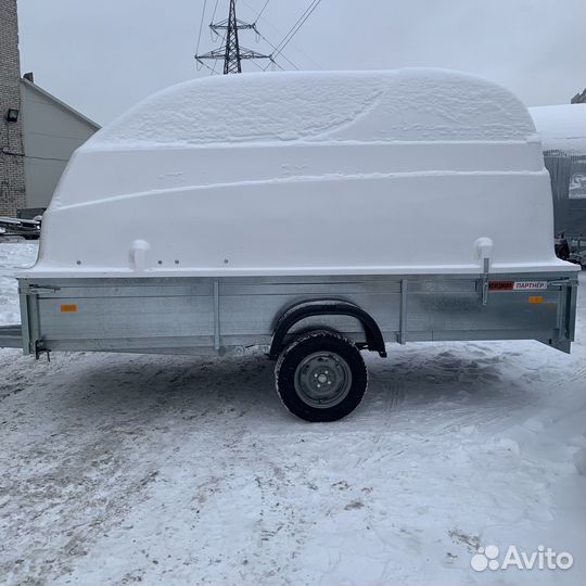 Прицеп для снегохода с крышкой 3,45*1,5 934-Экс