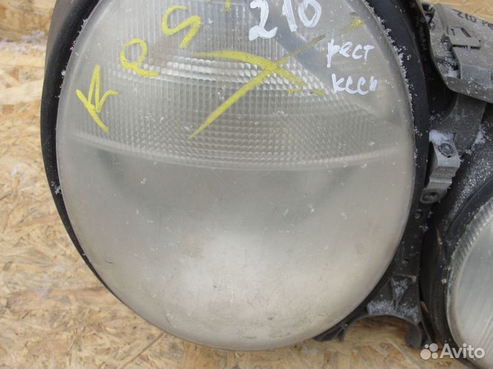 Фара правая ксенон mercedes w210 рест с дефектом