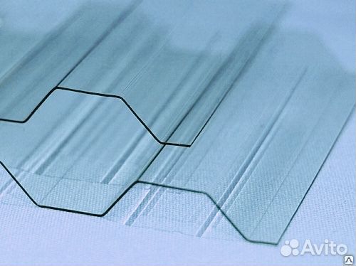 Поликарбонат профилированный 0.8 мм