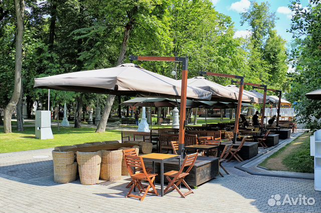 Зонты профессиональные для кафе, сада и дачи