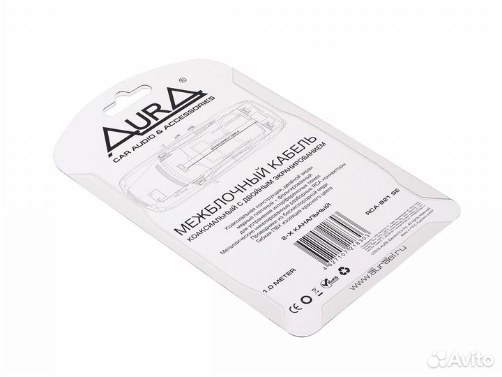AurA RCA-B21SE (2RCA - 2RCA) 1м