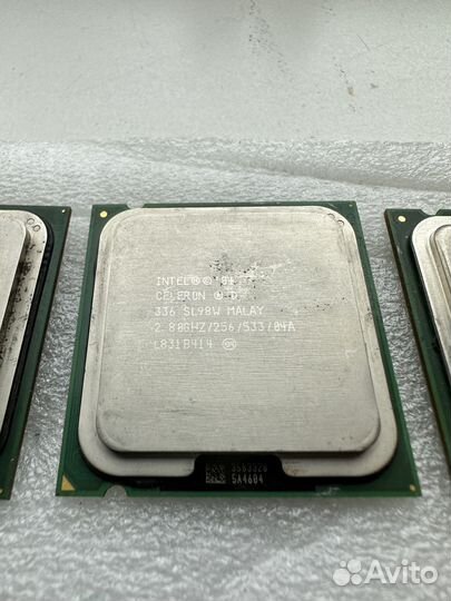 Процессоры Intel 336 Celeron D и 521 Pentium 4