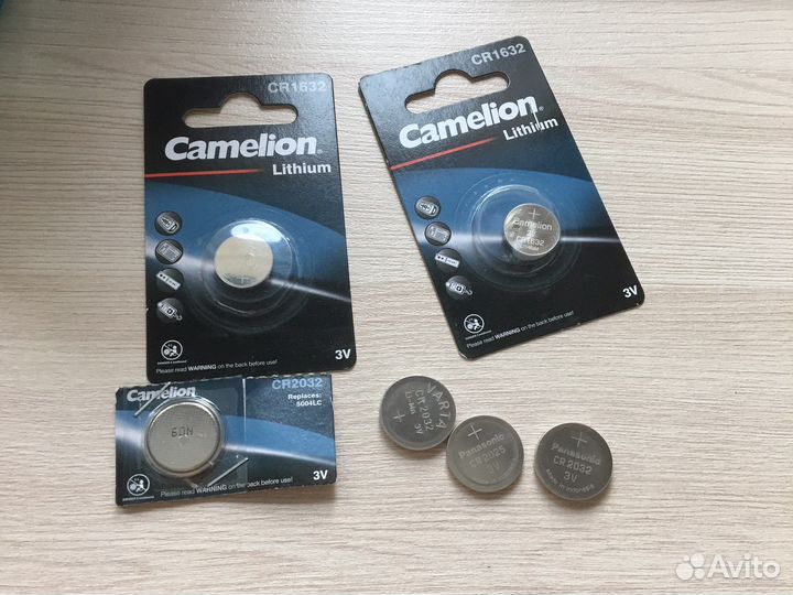 Батарейки CR1632 CR2025 CR2032
