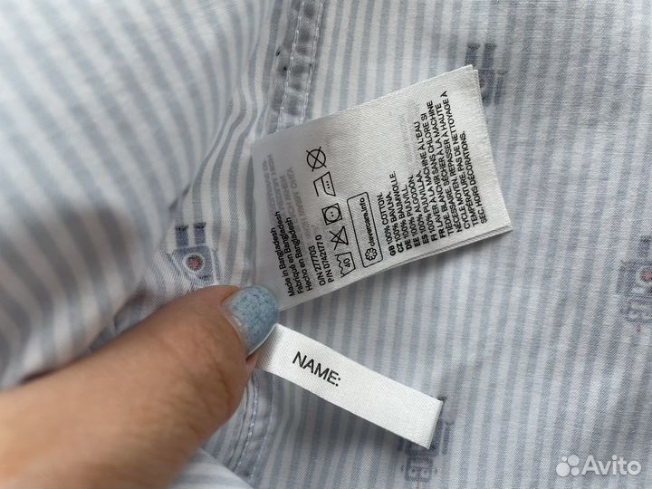 Рубашка H&M 128