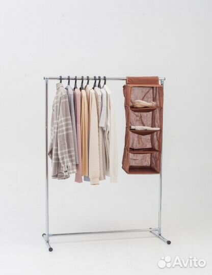Вешалка для одежды напольная металлическая