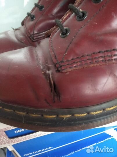 Ботинки мужские dr martens chery red