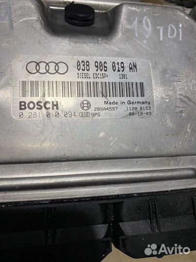 Эбу 038906019AN Audi A4 B5 1.9tdi AJM