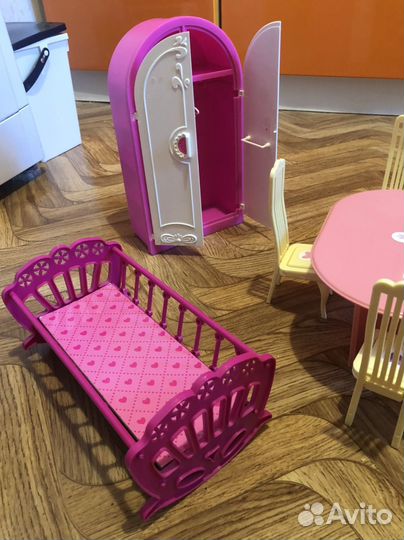 Мебель кукольная для барби