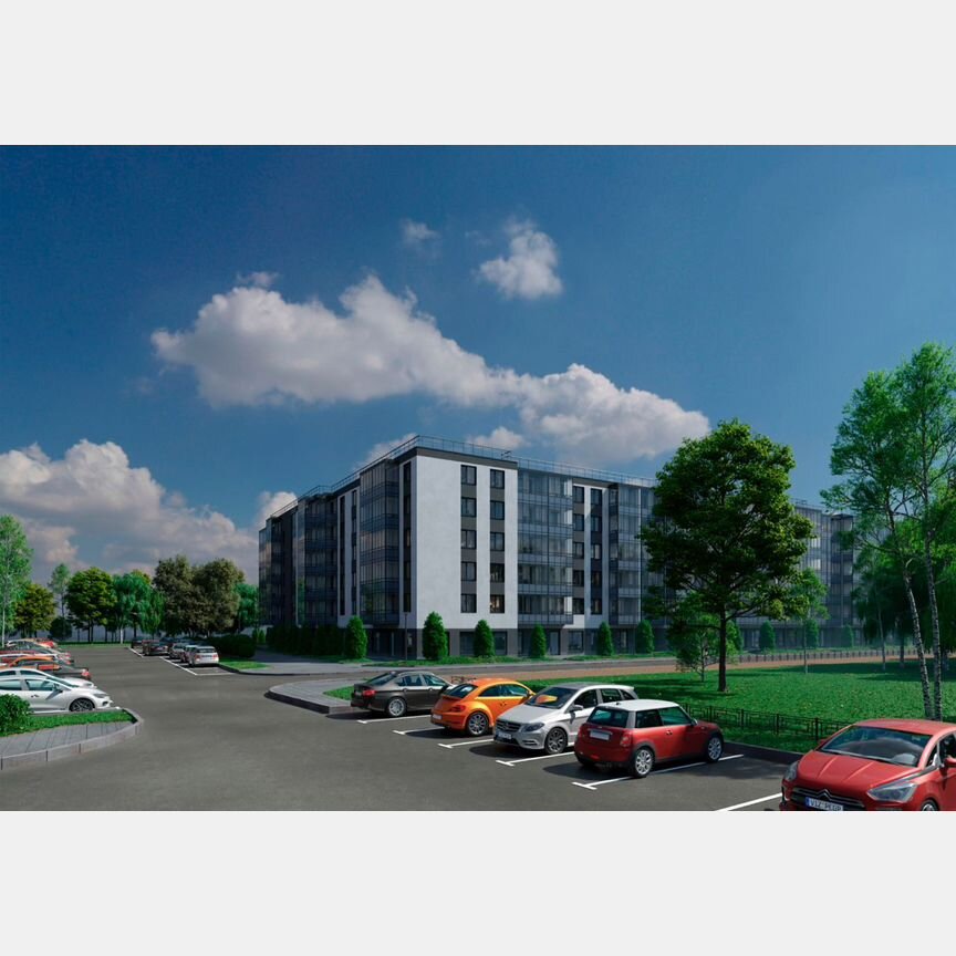 2-к. квартира, 51,4 м², 5/6 эт.