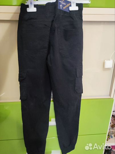 Брюки джогеры детские 134