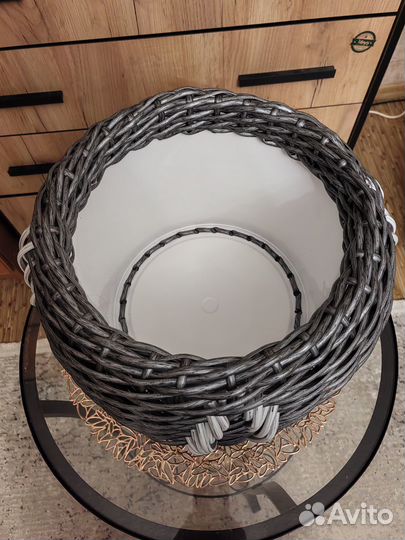 Кашпо из ротанга 10л