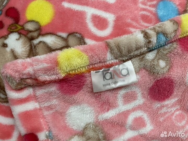 Плед детский плюшевый