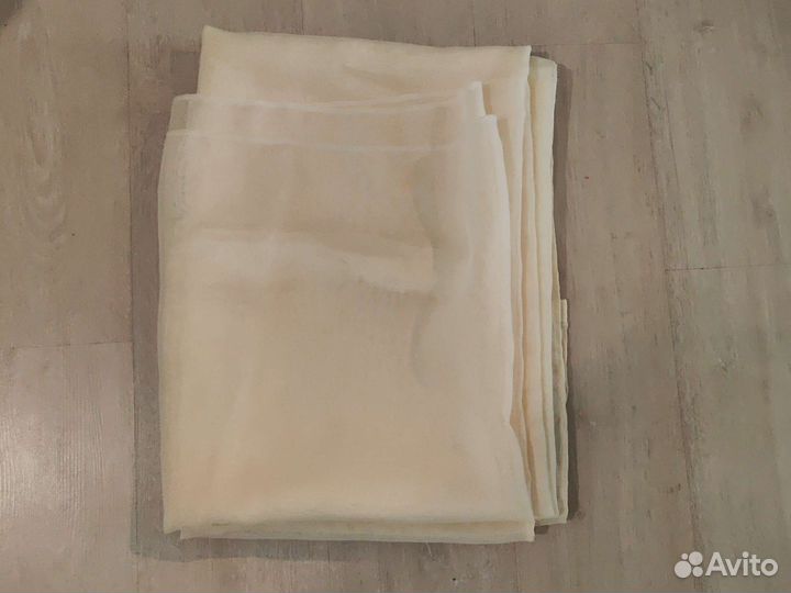 Шторы тюль новые цвет шампани