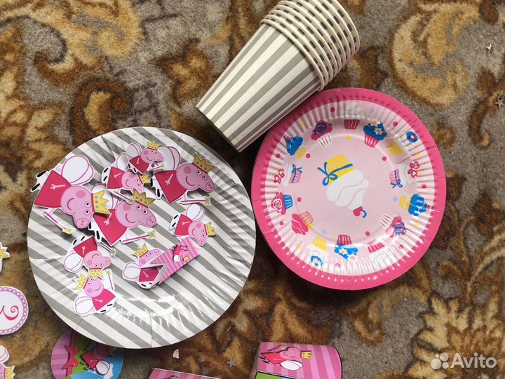 Атрибутика для дня рождения свинка пеппа