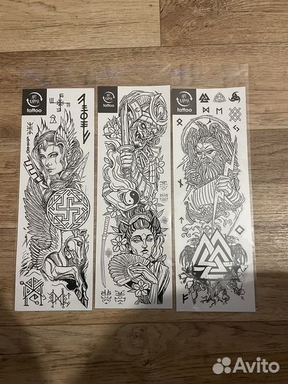 Переводные тату