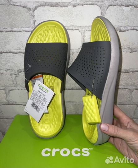 Шлепанцы мужские crocs Literide 41,42,43,44