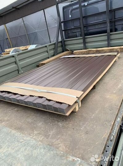 Профнастил оцинкованный окрашенный С-8 0,35х1150