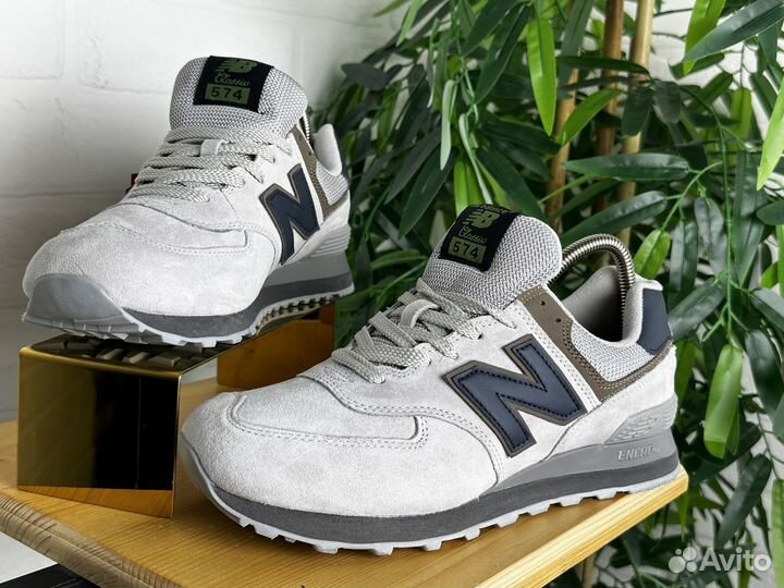 Кроссовки мужские New Balance 574 41-46 cерые