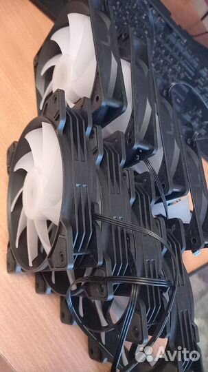 LED вентилятор для корпуса RGB кулер для пк