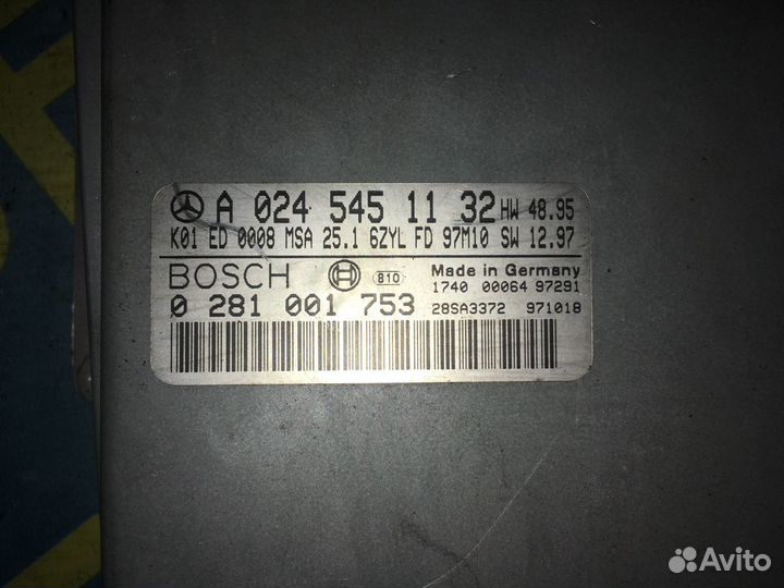 Блок управления двигателем Mercedes Benz W210