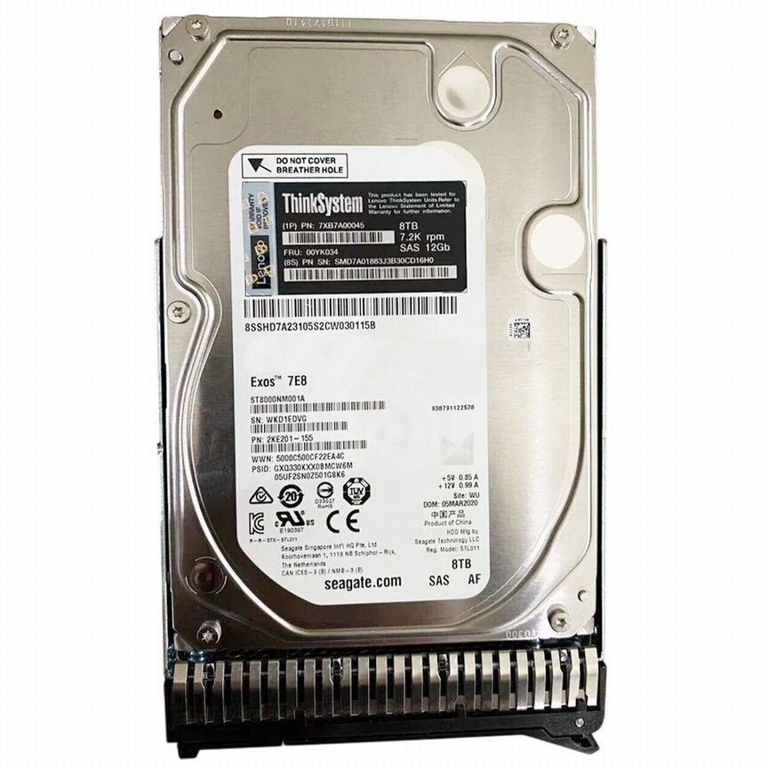 [7XB7A00045] Жесткий Диск Lenovo 8tb Sas 3,5" Hdd 7xb7a00045