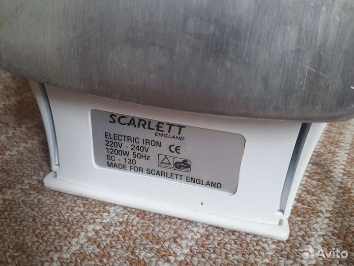 Утюг scarlett б/у