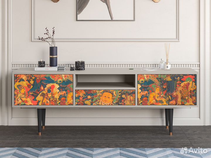 Тв-тумба T6 - Сатин - God