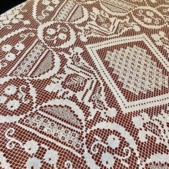 Скатерть винтаж. Ручная работа 1.6х2.1 метра