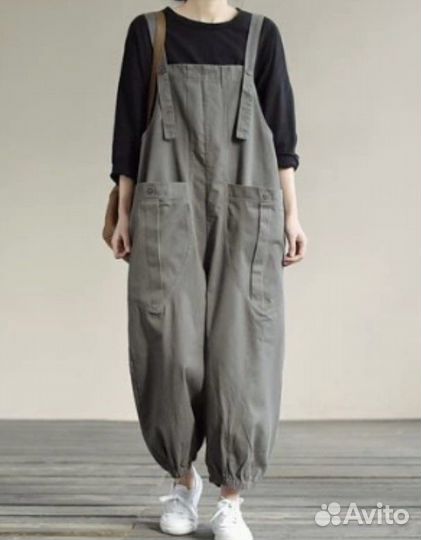 Комбинезон льняной