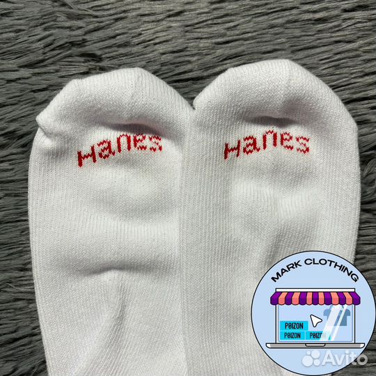 Носки Supreme x Hanes Crew Socks (Оригинал)