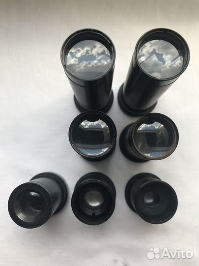 Окуляры микроскопа 7 шт d 23 мм
