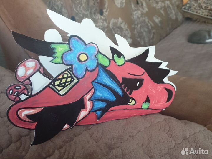 Бумажные драконы на руку