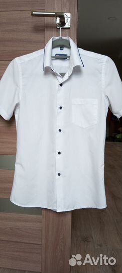 Рубашка белая на мальчика 146 см
