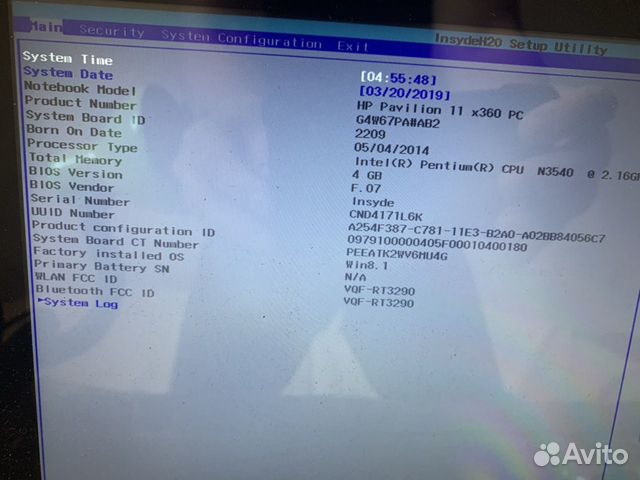 Материнская плата для HP x360 LA-B151P зависает