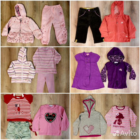 Одежда на девочку пакетом 86- 98