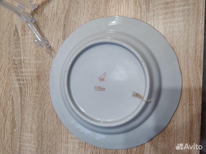 Тарелка Ленин, Дулево СССР, агитация