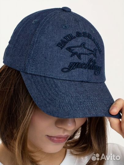 Кепка бейсболка женская джинс Paul&Shark