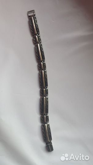 Серебряный браслет мужской