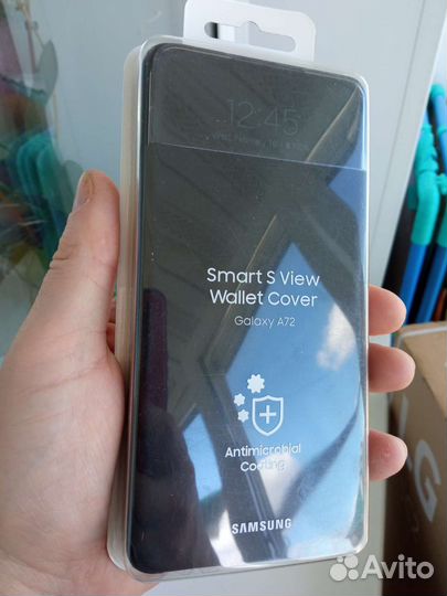 Чехол Smart S View Wallet Cover Samsung A72